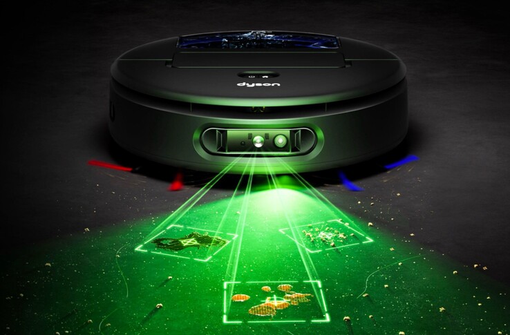 O aspirador de pó robô Dyson Spot+Scrub AI. (Fonte da imagem: Dyson)