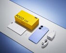 O POCO C65 vem em três opções de cores, incluindo a roxa, na foto. (Fonte da imagem: Xiaomi)