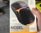 Detalhes da caixa de vazamento do mouse gamer Glorious Model O3. (Fonte da imagem: @therightclicks on X)