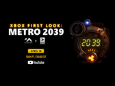 Um pôster que revela a data de revelação do Metro 2039