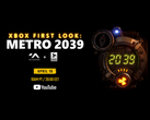 Um pôster que revela a data de revelação do Metro 2039