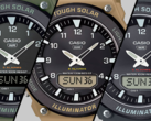 Os novos relógios da série Casio AQ-S820 provavelmente virão com resistência à água de 100 metros, cinco alarmes, luz de fundo de LED e hora mundial. (Fonte da imagem: Casioblog)