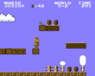 Uma captura de tela do Super Mario Bros. original (fonte da imagem: Nintendo)