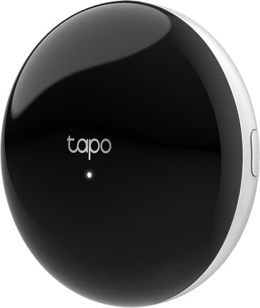 O controle remoto e o hub Tapo H110 IR. (Fonte da imagem: TP-Link)