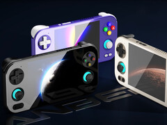 O Anbernic RG476H em suas três cores de lançamento. (Fonte da imagem: Anbernic)