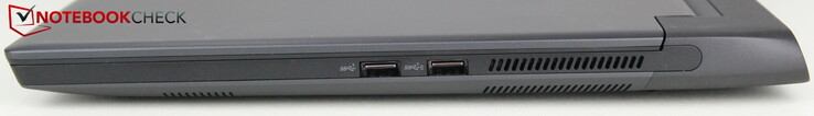 Direito: 2x USB-A 3.2 Gen 1 (1x deles com Powershare)