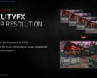 A "Super Resolução de Jogos" da AMD poderia oferecer aos jogadores da Radeon uma alternativa para facilitar o sucesso do traçado de raio (Fonte de imagem: AMD)