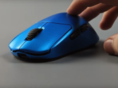 Mouse ultraleve Vaidemi Nimbus com estrutura sólida em azul