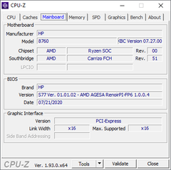 Placa principal CPU-Z