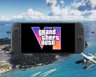 GTA 6 exibido em um console Switch 2