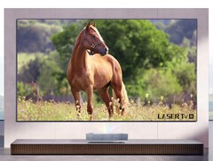 A Hisense 100L5H Laser TV tem brilho de até 2.700 lúmens. (Fonte da imagem: Hisense)