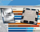 O Intel Core Ultra 9 285K teve um MSRP de lançamento de US$ 589, enquanto o Ryzen 7 9800X3D foi lançado por US$ 479. (Fonte da imagem: Intel, Notebookcheck, Hardware Unboxed no YouTube, editado)