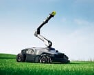O NexLawn Master X pode jogar bolas para os cães e colher frutas das árvores. (Fonte da imagem: Mova)