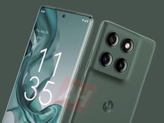 O Edge 70 se parece muito com os outros smartphones recentes da série Edge da Motorola. (Fonte da imagem: Android Headlines)