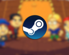 Puzzle Chambers é um jogo indie de quebra-cabeça lançado em 2017. Na foto, a imagem da capa do jogo com o logotipo do Steam sobreposto. (Fonte da imagem: Steam)