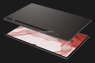 Samsung Galaxy Tab S9 Ultra design (imagem via MySmartPrice)