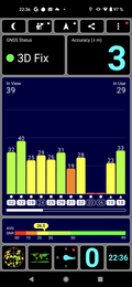 Teste de GPS ao ar livre