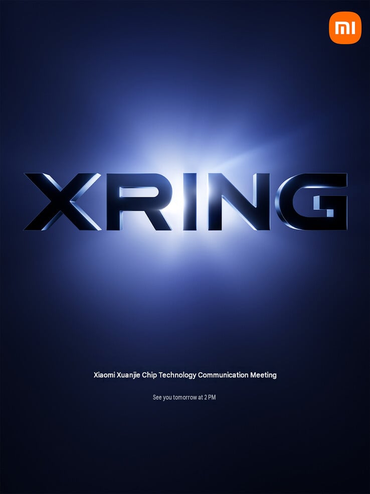 Imagem promocional do próximo evento ao vivo do Xiaomi Xring