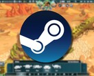 Uma imagem mostrando o jogo The Wandering Village e o logotipo do Steam. (Fonte da imagem: Steam)