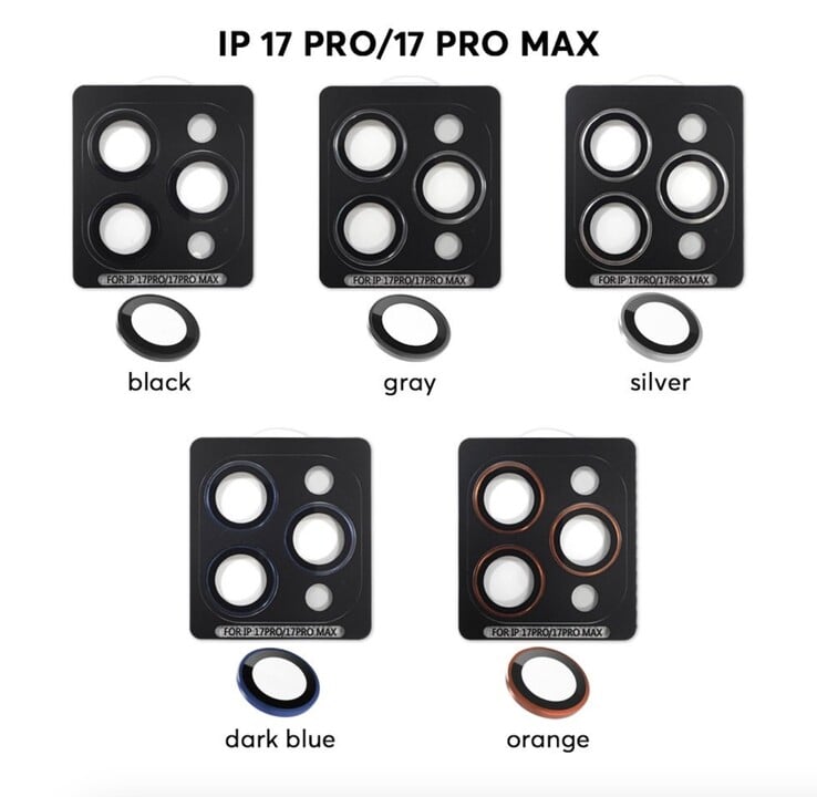 Espera-se que os smartphones iPhone 17 Pro e Pro Max cheguem com essas opções de cores. (Fonte da imagem: Sonny Dickson)