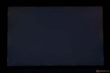 Pequeno sangramento irregular da luz de fundo