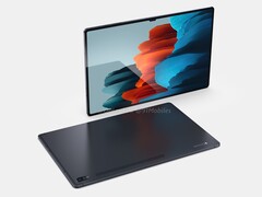 O Galaxy Tab S8 Ultra não será o único membro da série Tab S8 com um Snapdragon 8 Gen1 SoC. (Fonte da imagem: OnLeaks & 91mobiles)