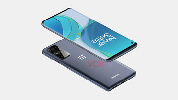 OnePlus 9 Pro CAD renderização - 2. (Fonte de imagem: OnLeaks on Voice)