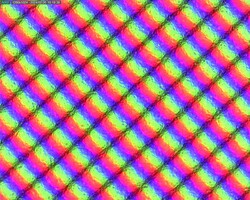 Subpixels granulados