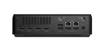 Duas portas Ethernet rápidas estão disponíveis (Fonte da imagem: Zotac)