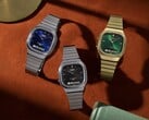 O Casio AQ-240E-2A2, o AQ-240E-1A e o AQ-240EG-3A (da esquerda para a direita)