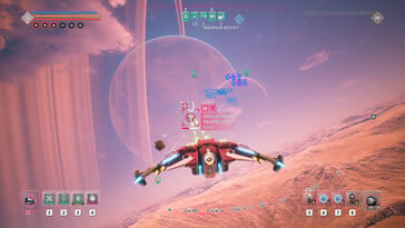 Na imagem: uma captura de tela da jogabilidade de Everspace 2.