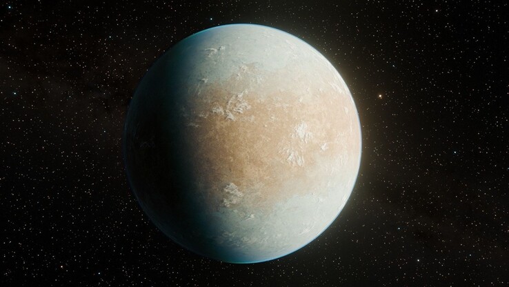 Ilustração de um artista mostrando o exoplaneta HD 137010 b.