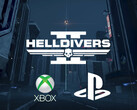 Referência a Halo no trailer de Helldivers 2 Bring the Boom (Fonte da imagem: Sony PlayStation YouTube, Xbox Wire com edições)