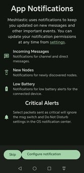 As notificações podem ser recebidas em um smartphone