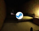 Há novos jogos gratuitos dos gêneros terror, aventura e RPG no Steam. Na imagem: uma captura de tela editada de *The Wheelchair Man*.