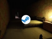 Há novos jogos gratuitos dos gêneros terror, aventura e RPG no Steam. Na imagem: uma captura de tela editada de *The Wheelchair Man*.