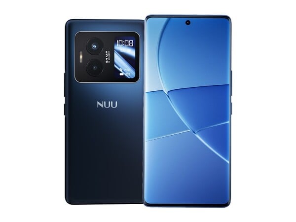As duas telas do Nuu B40 são painéis AMOLED. (Fonte da imagem: Nuu)