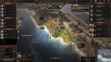 Na imagem: uma captura de tela da jogabilidade de Old World.