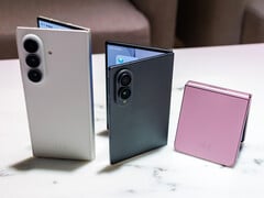 Os novos modelos da série Galaxy Z.