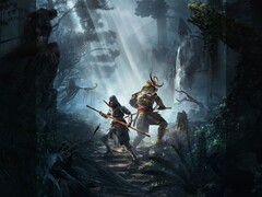 Os personagens principais Naoe (esquerda) e Yasuke (direita) de Assassin's Creed Shadows. (Fonte da imagem: Ubisoft)