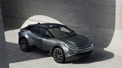 O Toyota bZ Compact SUV Concept tem uma grande tela de informação e entretenimento. (Fonte da imagem: Toyota)