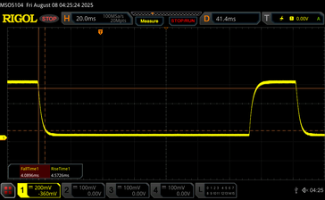 Tempos de resposta em preto e branco para o Aurora 16X