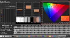 CalMAN: ColorChecker (calibrado)