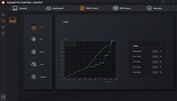 Centro de Controle de Gigabyte - configurações do ventilador