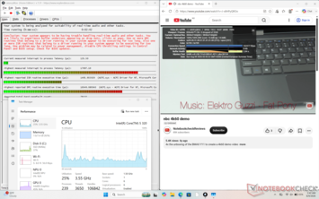 O LatencyMon mostra problemas de DPC, mas, fora isso, não há perda de quadros durante a reprodução de vídeo em 4K a 60 fps