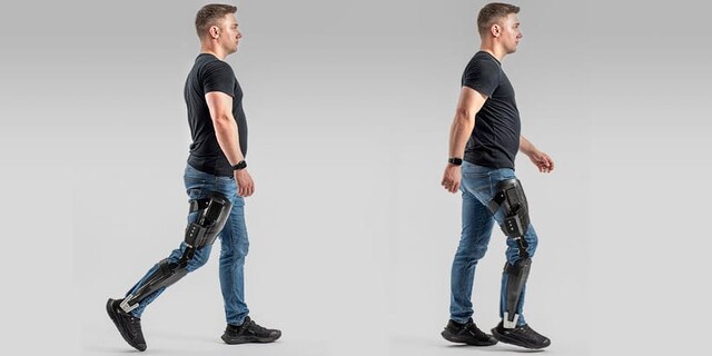 A órtese eletrônica Blatchford Tectus ajuda pacientes com paralisia a caminhar melhor. (Fonte: Blatchford)