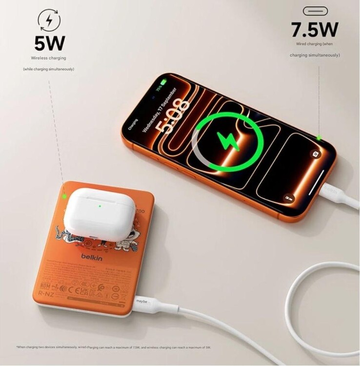 Banco de energia BoostCharge Slim da Belkin x Zootopia 2