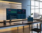 O monitor Dell UltraSharp 52 Thunderbolt Hub pode ser conectado a quatro computadores ao mesmo tempo. (Fonte da imagem: Dell)