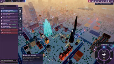 Na imagem: uma captura de tela de gameplay de Heart of the Machine.