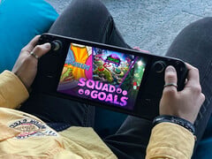 O pacote “Squad Goals” expirará em 31 de julho de 2026. Na imagem: o Steam Deck com a imagem de capa do pacote.